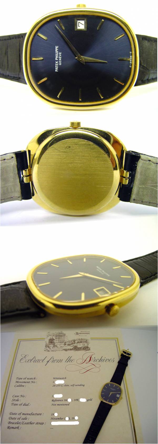 Patek Philippe Jumbo ELLIPSE mit Datum 3605